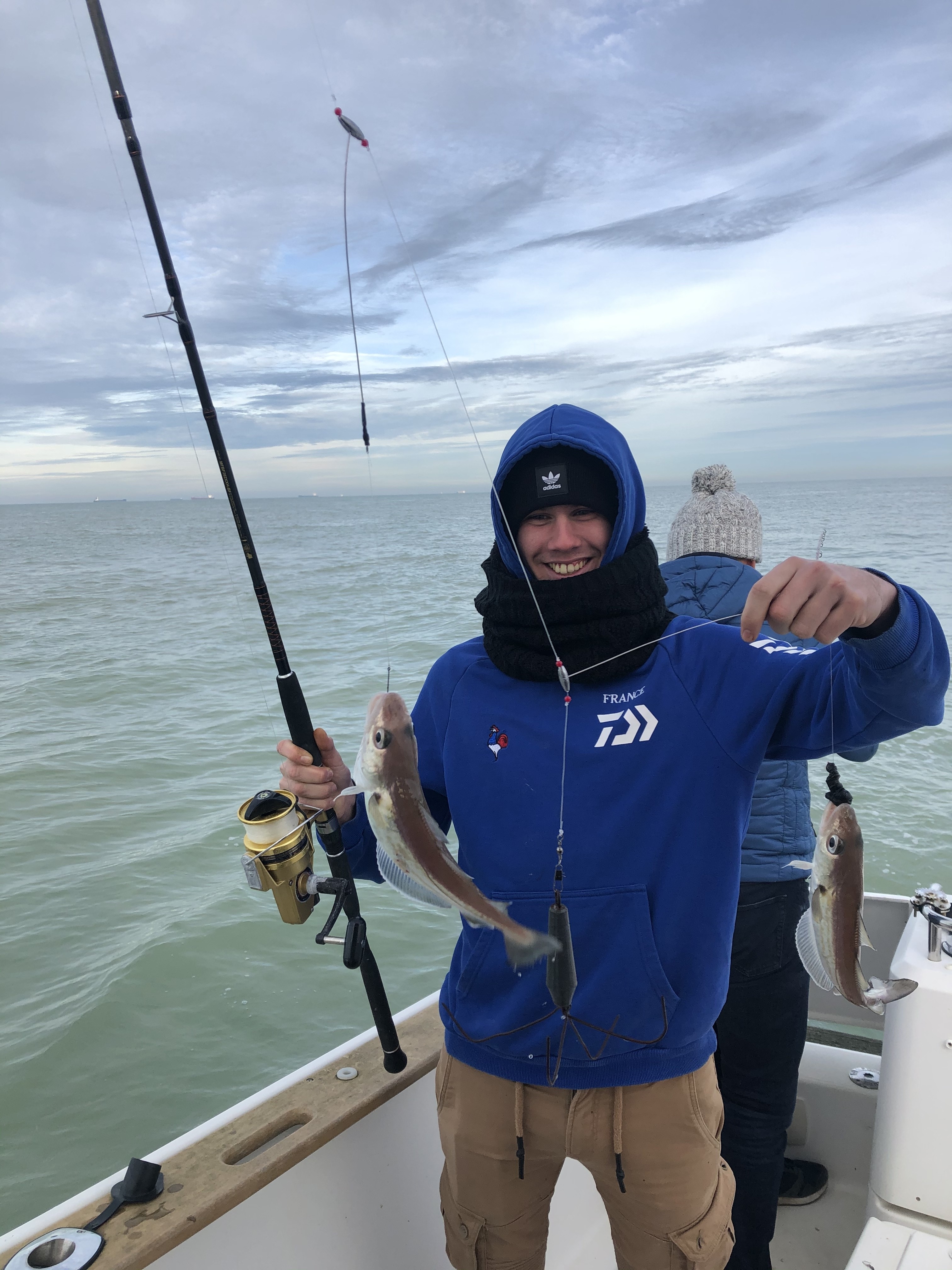 beau merlan pêche cotière